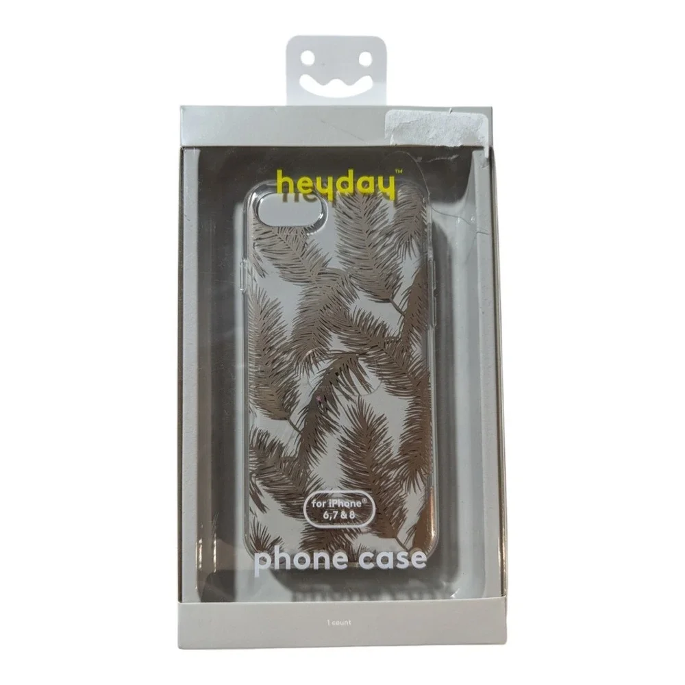 F7. heyday Phone Case for Apple iPhone 6, 7, & 8 -‎ Gold Palm